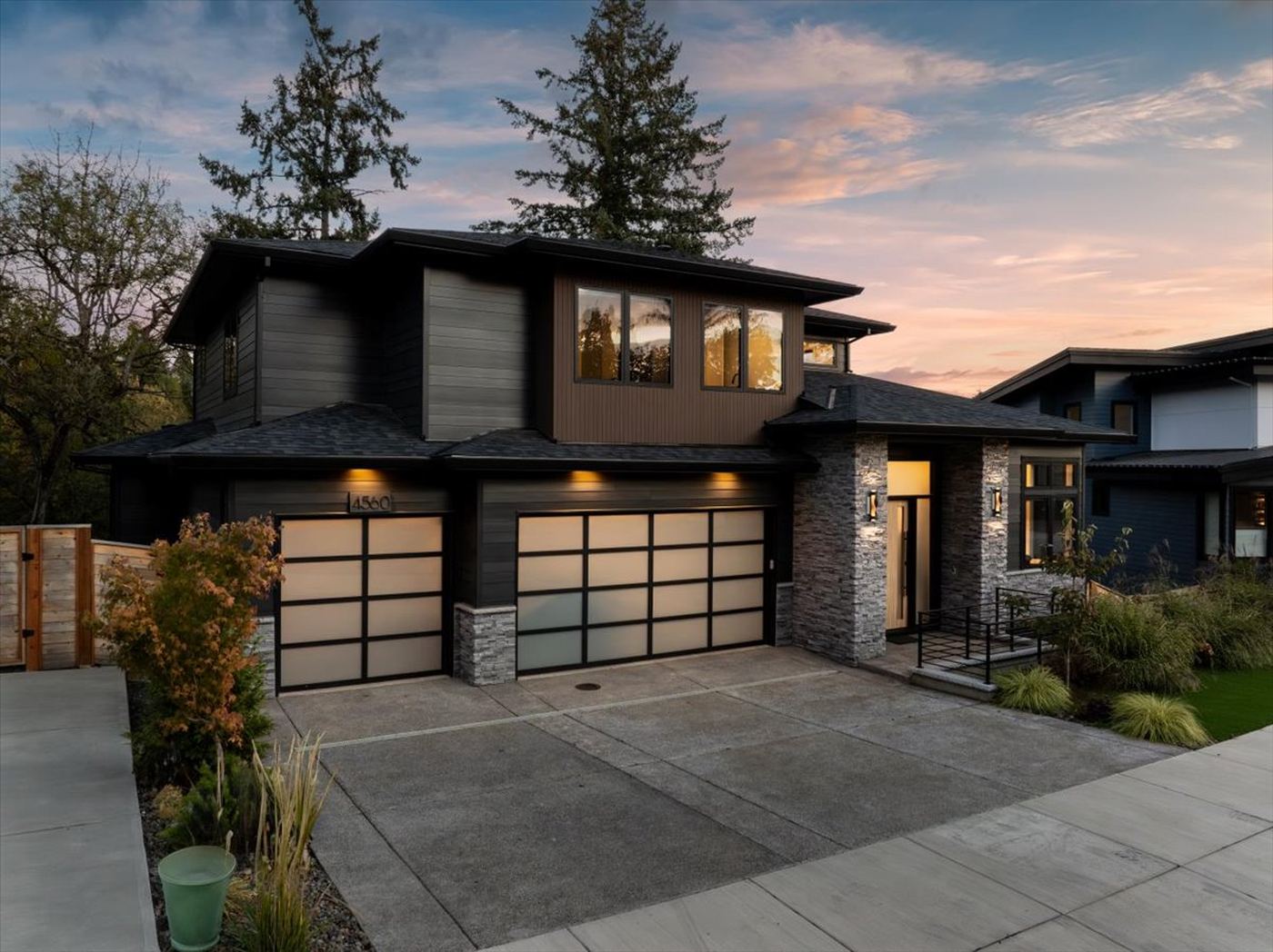 Entry at twilight